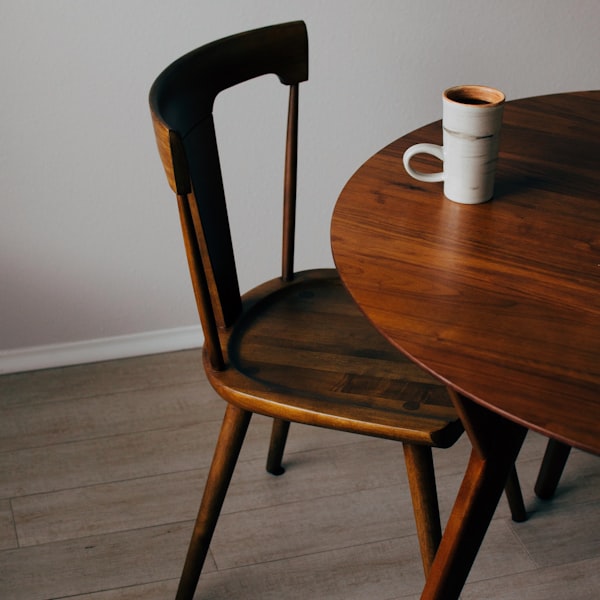 Vintage oak dining table